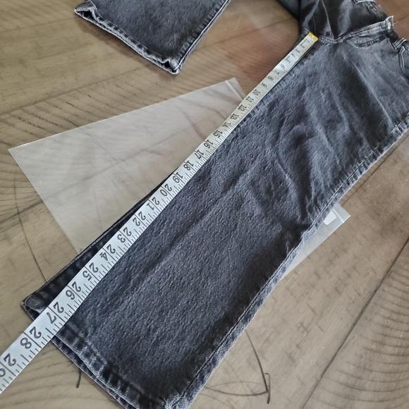 Madewell The Perfect Vintage Straight Jean Size 25 Washed Black High Rise - Picture 11 of 11